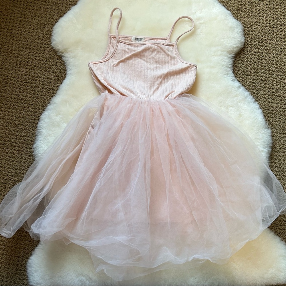 Elegant Pink Tulle Dress 10